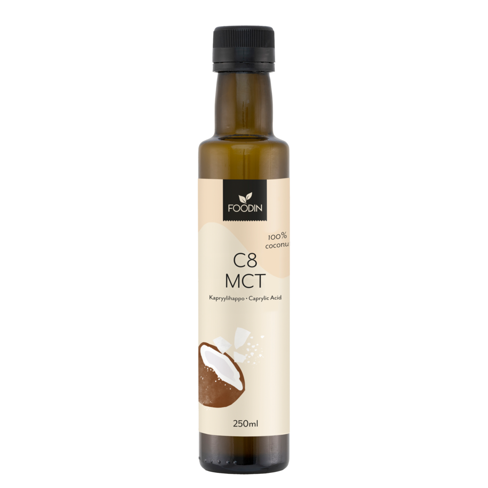 Kapryylihappo, (100% kookosöljypohjainen) 250ml
