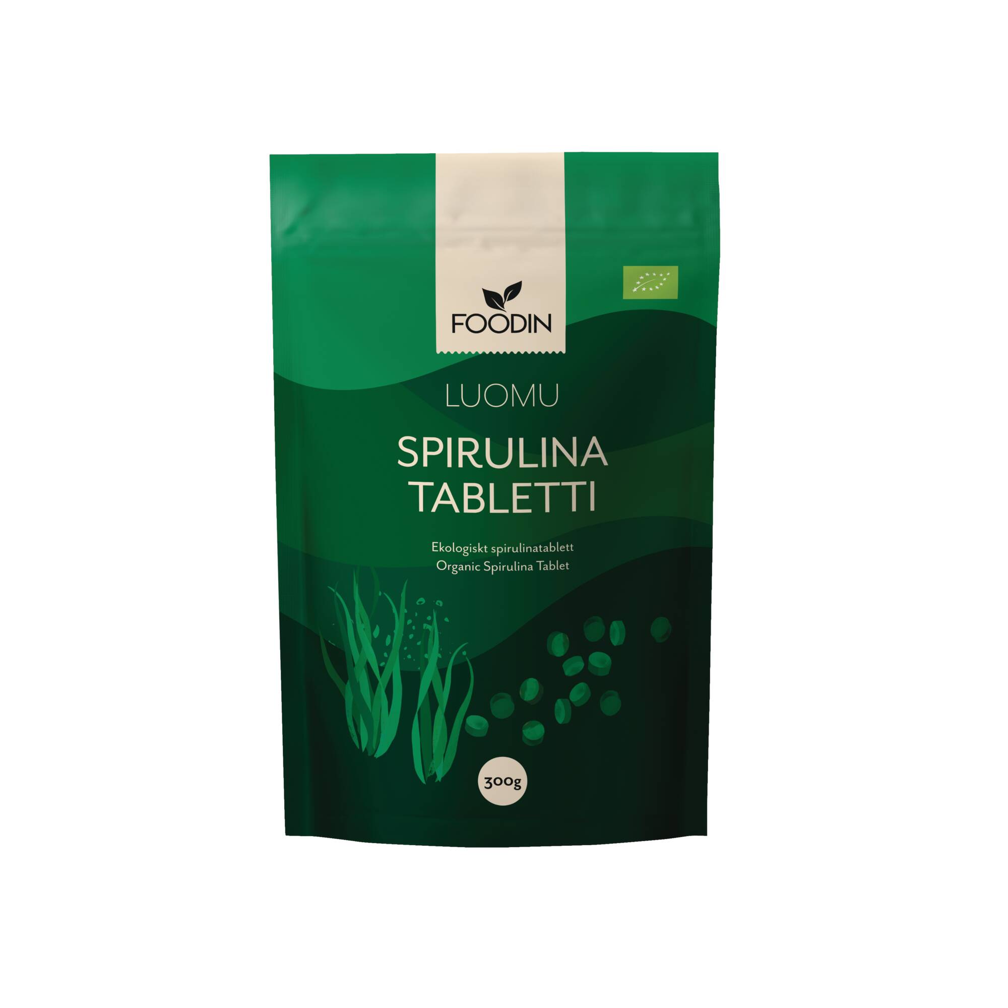 Spirulina-tabletit, Luomu 300g
