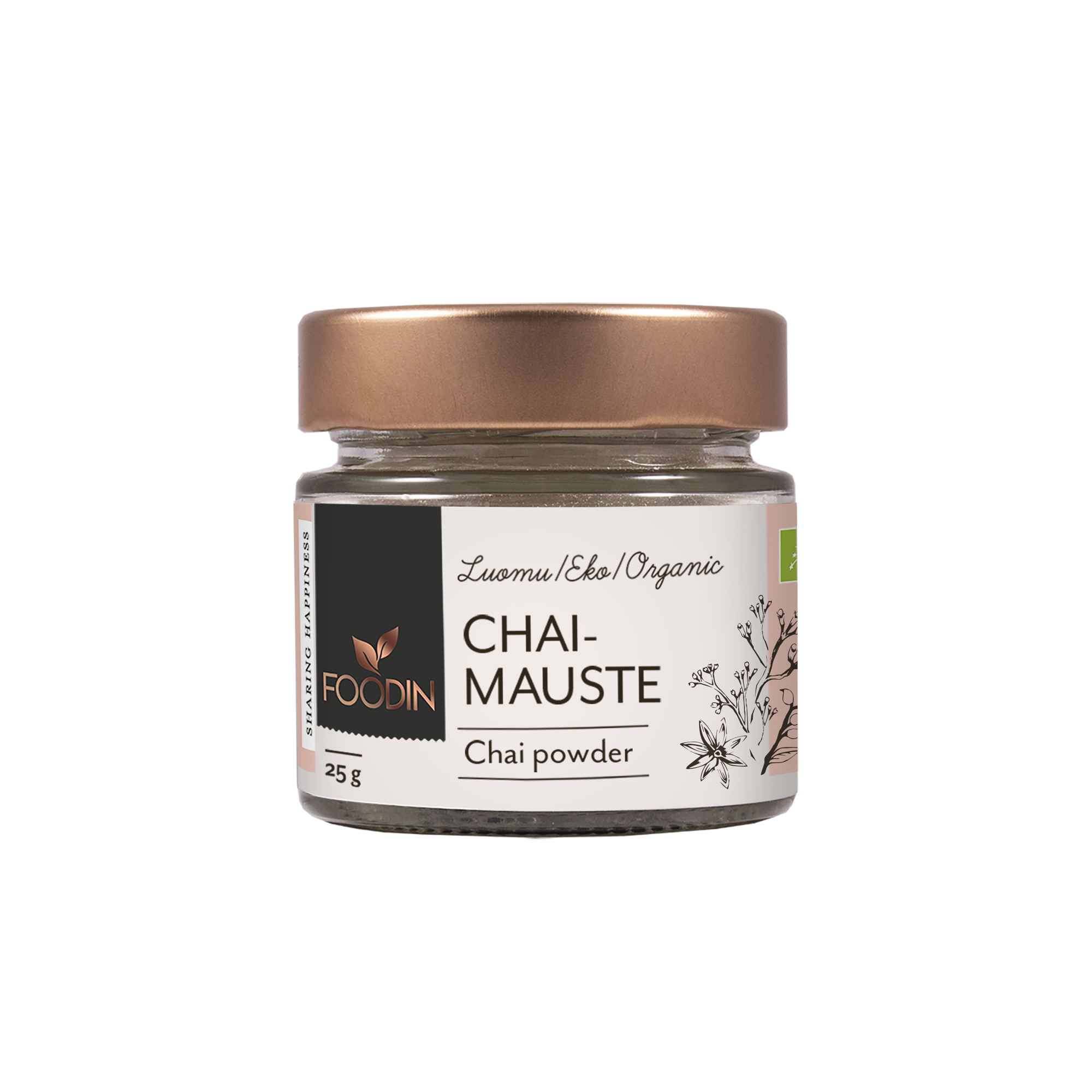 Foodin Chai-mausteseos, luomu 25g pakkaus