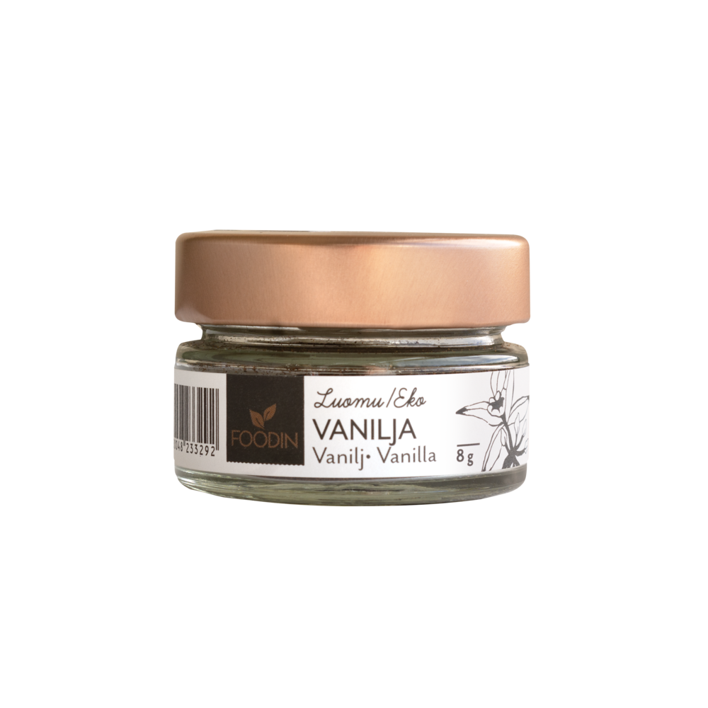 Vaniljajauhe, Luomu 8g
