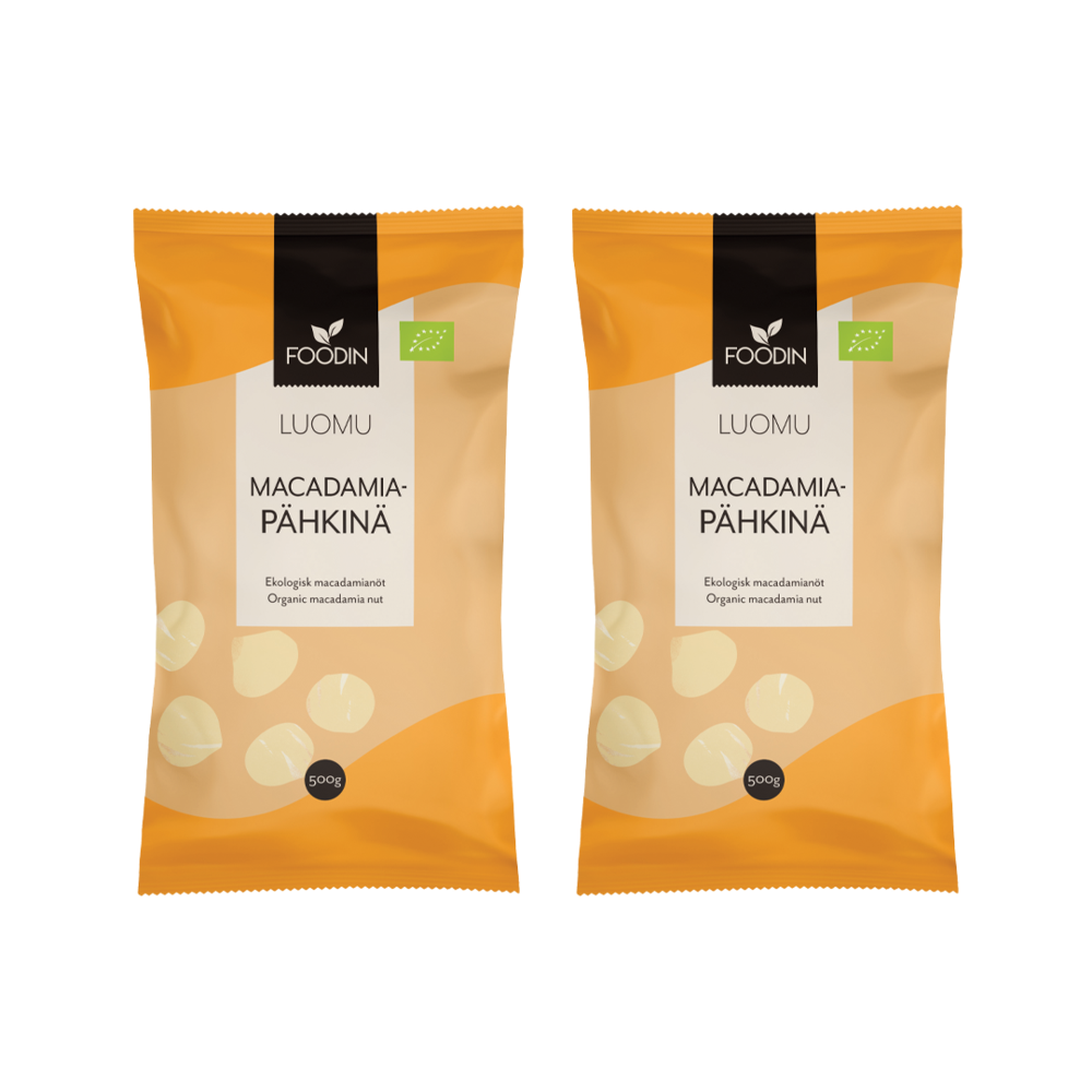 Macadamiapähkinä 500g x 2kpl